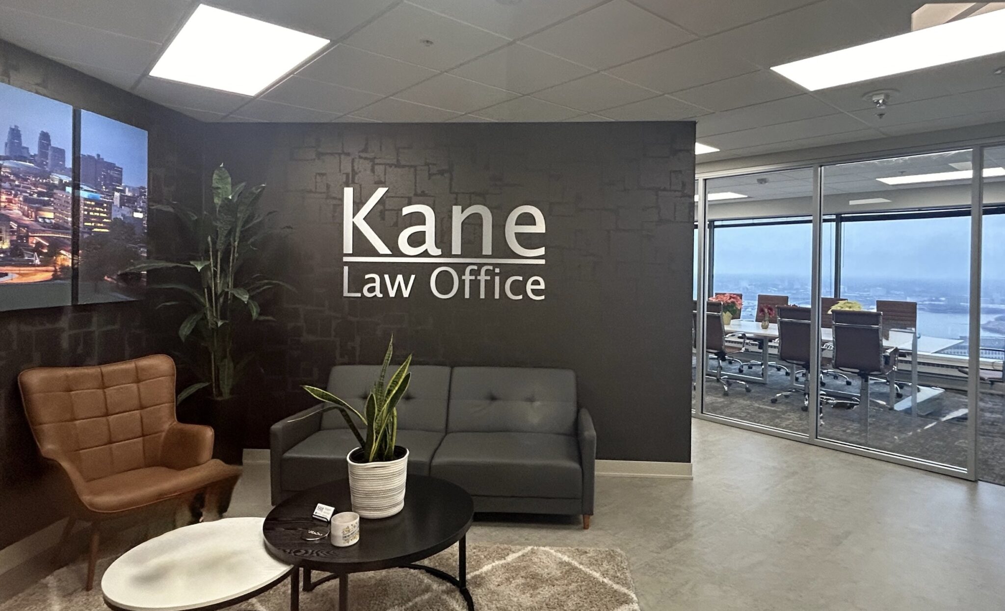 Kane Law Office entry and conf room